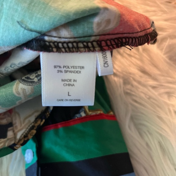 🆕 NY&C long sleeve gold chain link button up shirt - Picture 10 of 11